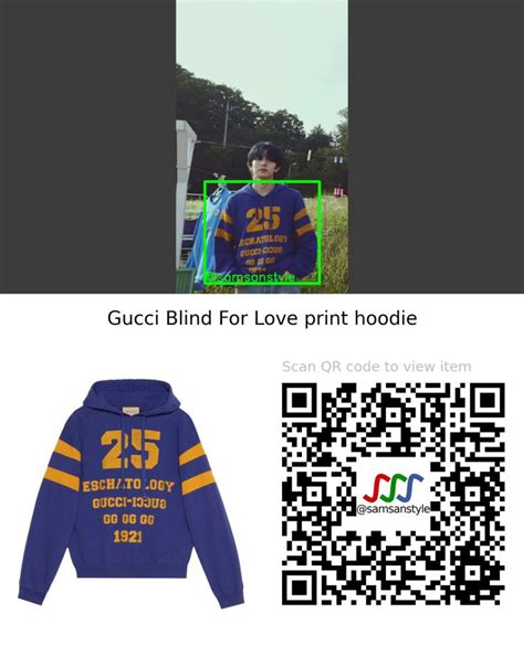 heeseung gucci hoodie|Gucci laid back hoodie.